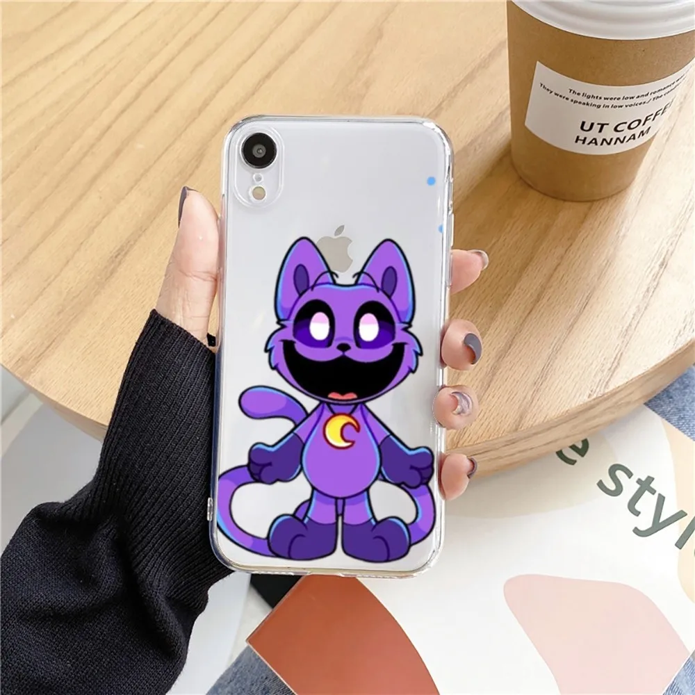 C-Catnap Cat Cool Phone Case For Iphone 15 11 13 14 Pro Max 7 8 Plus X Xr Xs Max 16pro 12mini Transparent Cover