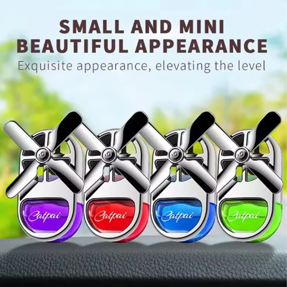 

Car Aromatherapy Air Freshener Rotating Propeller Vent Fragrance Aromatherapy Creative Mini Perfume Decoration Accessories New