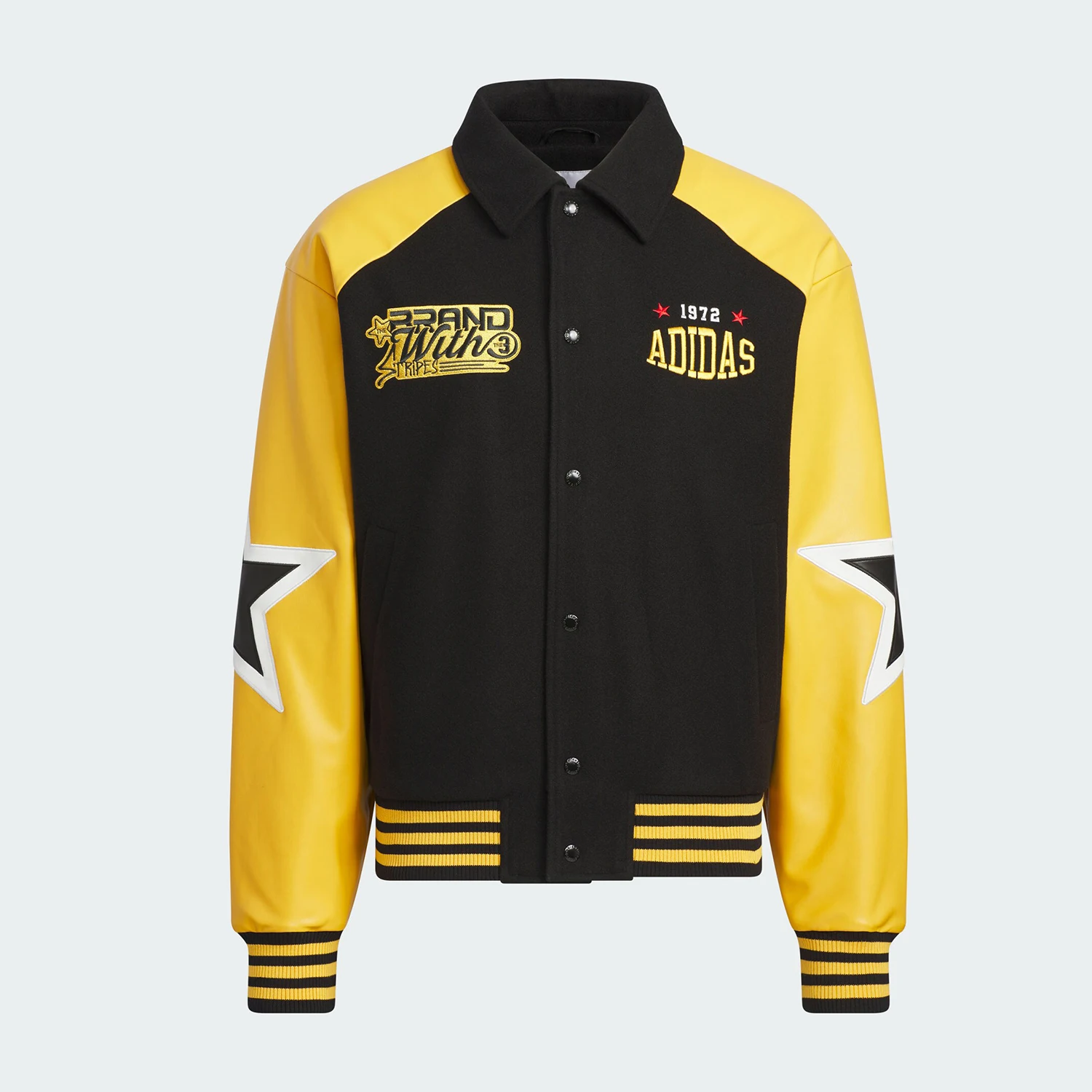 

Adidas Official Genuine Originals Men's and Women's Warm Turn-Down Collar Fashion Pattern Jacket JN0776