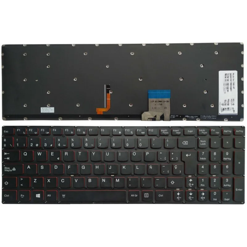 A+NEW FOR Lenovo Y50-70 Y50-70A Y50-70AM-IFI Y50-70AS-ISE Spanish Keyboard Teclado