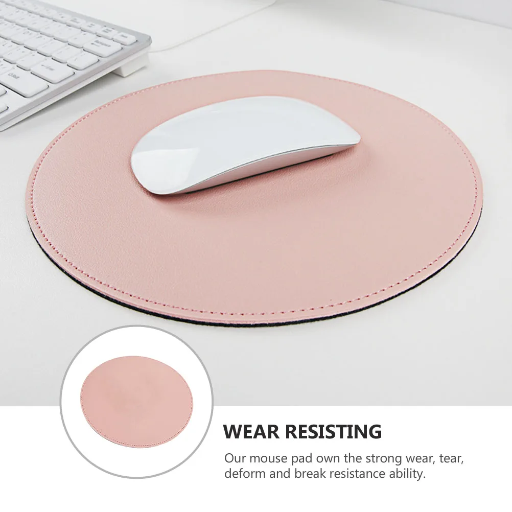 

Round Mouse Pad 220x220MM Thin Anti Slip Gaming Desk Wrist Rest Portable Waterproof Mat Decor Computer Office