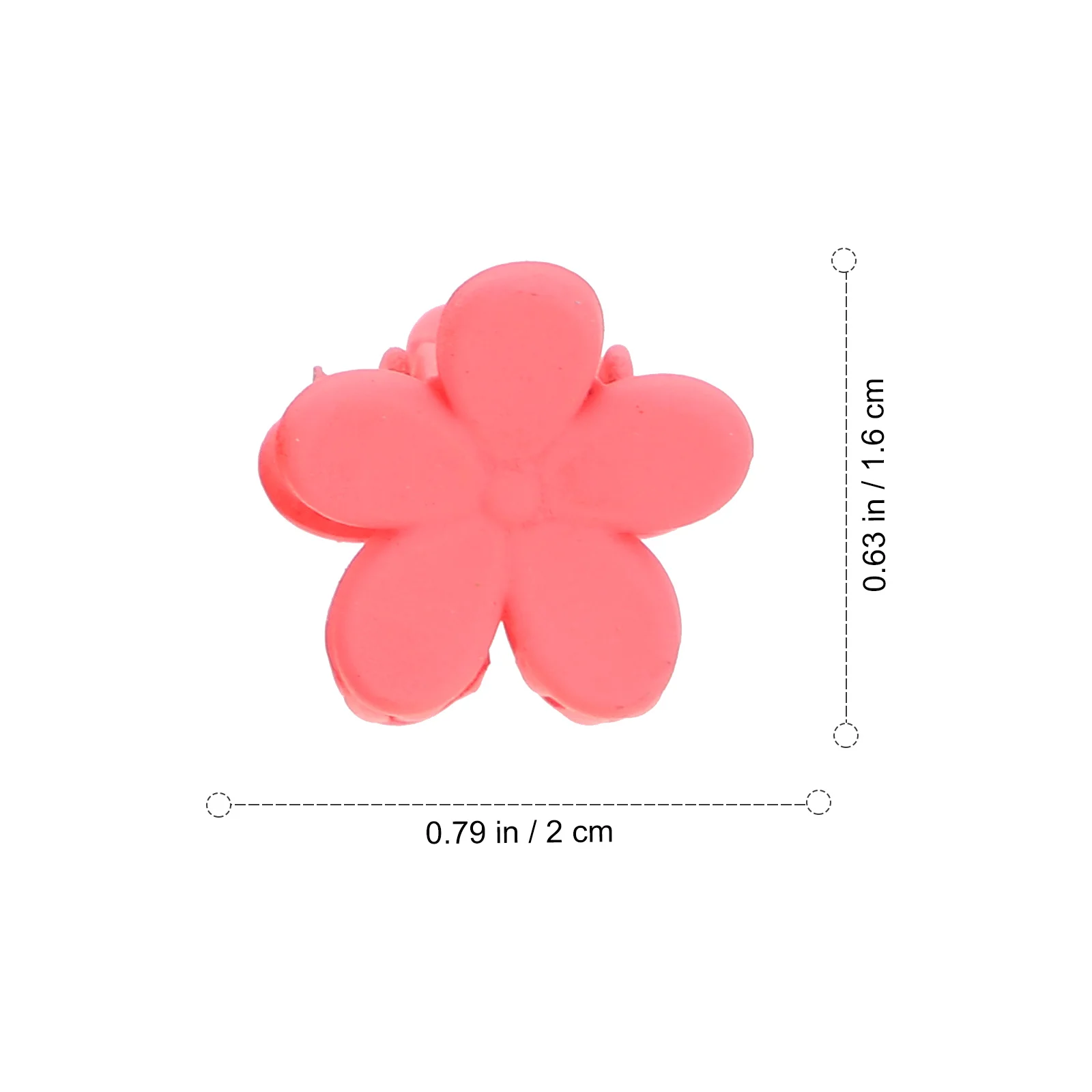 

40Pcs Small Flower Hair Claw Clips Vibrant Colors Easy Grip Anti-Slip Kids Hair Clip Clamp for Baby Girls Toddlers Teens