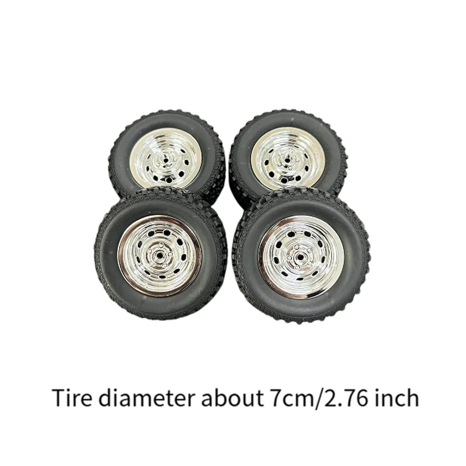 MN82 MN78 1/12 스케일 크롤러 자동차 부품용 RC 타이어 및 림 4개