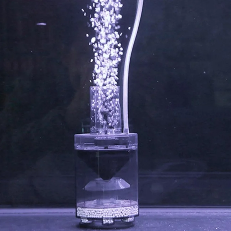 

D5 Fish Poop Collector Fish Tank Waste Collector Automatic Filter Aquarium Cleaning Tool Aerobic Water Filter Incubation Box