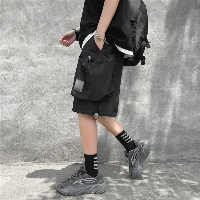 Loose Casual Workwear Men's Shorts Trendy and Versatile Pinch Pants in Summer Thin Style