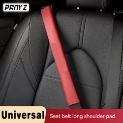 Universal Car seat belt PU Leather Safety Belt Shoulder Cover Breathable Protection For Audi Benz Toyota Honda VW KIA  Tesla