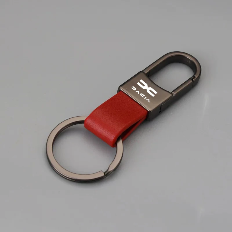 For Dacia Duster Logan Sandero Lodgy Dokker Stepway Mcv 2 Solenza Largus High Quality Cars Accessories Leather Keychain