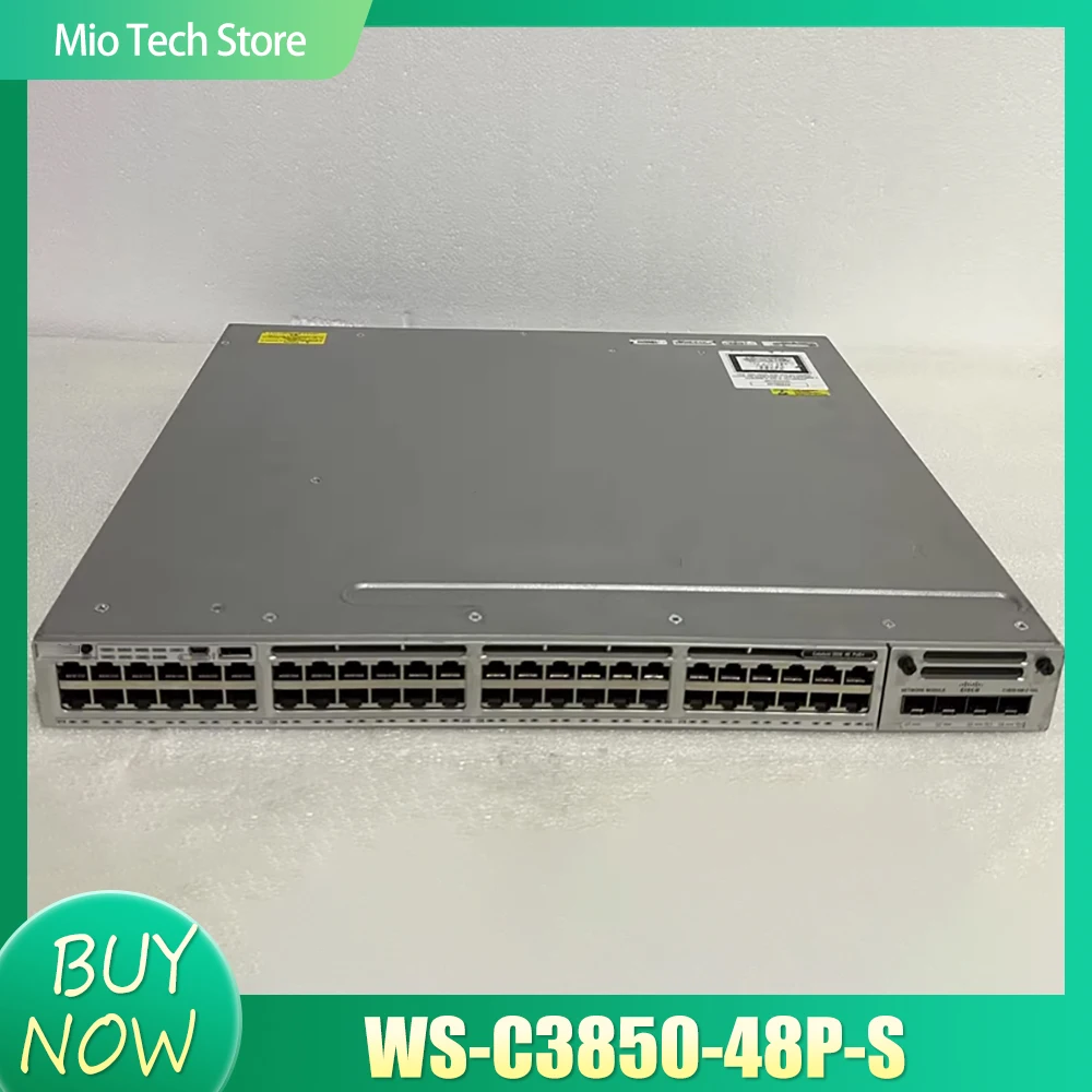 

WS-C3850-48P-S For CISCO 48 port Gigabit POE Power Supply Network Switch