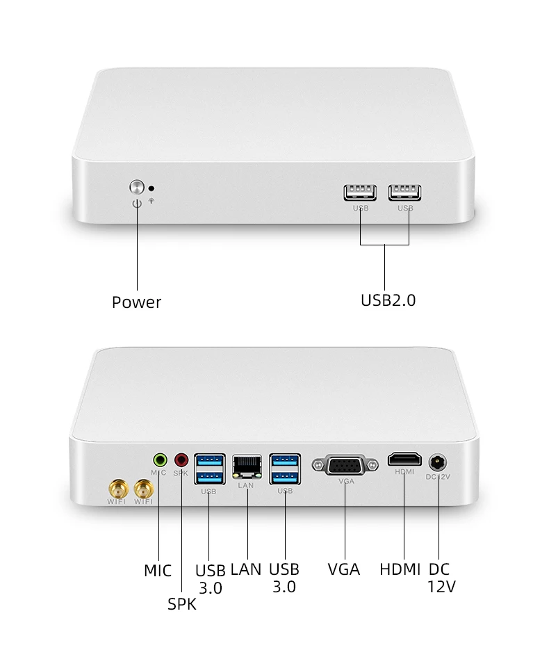 Mini PC Processador Intel N100, PC Doméstico de Escritório, 16GB DDR4, 512GB, SSD M.2 NVMe, 2.4G, 5.0G, WiFi, Bluetooth, Windows 10, 11, Linux