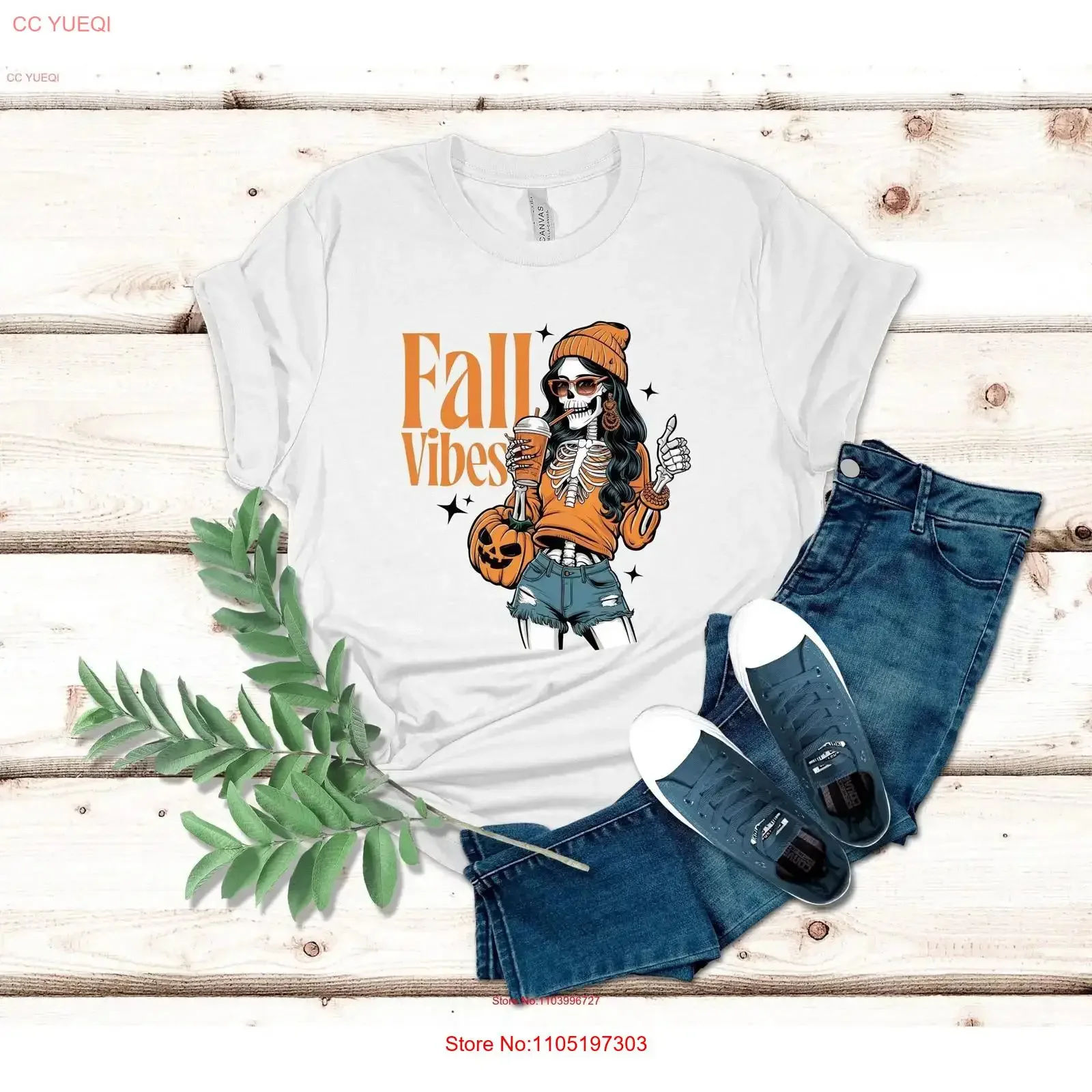 

Футболка Fall Vibes в стиле вестерн, День Благодарения, для девочек, Хэллоуина, жуткий, винтажный, стильный, унисекс, универсальный, стильный, растянутый, слегка