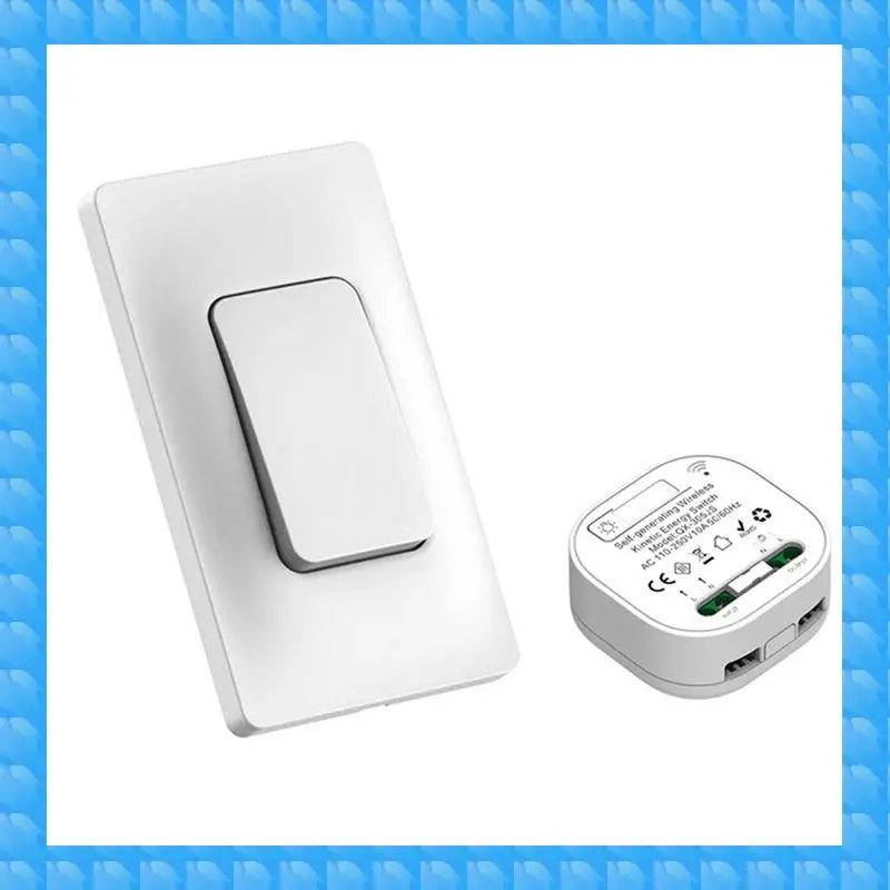 

ETRT автономный беспроводной выключатель света и комплект приемника, настенный выключатель с дистанционным управлением, светильники