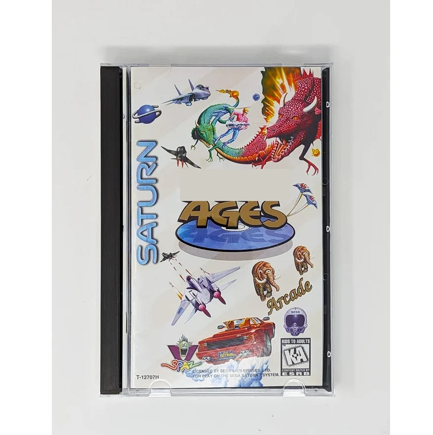 Saturn Copy Disc Game ages With Manual Unlock SS Console Game Optical Drive Retro Video Direct Reading Game