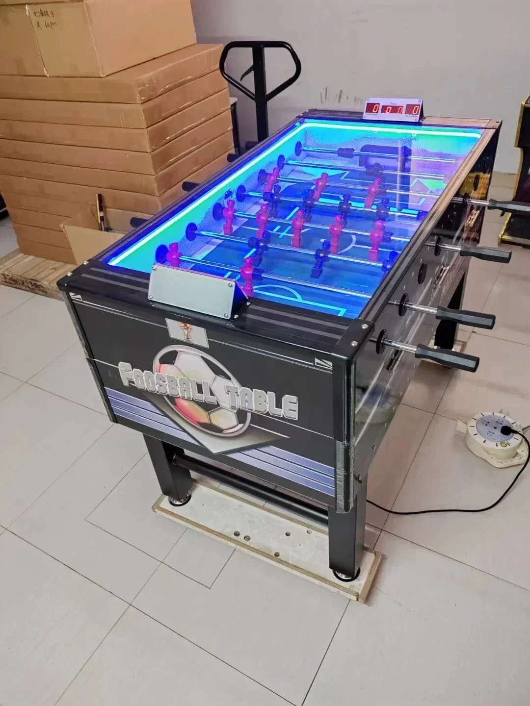 

New Professional Soccer Table Indoor Sports 2 Players Hand Soccer Game Table Soccer for Sale