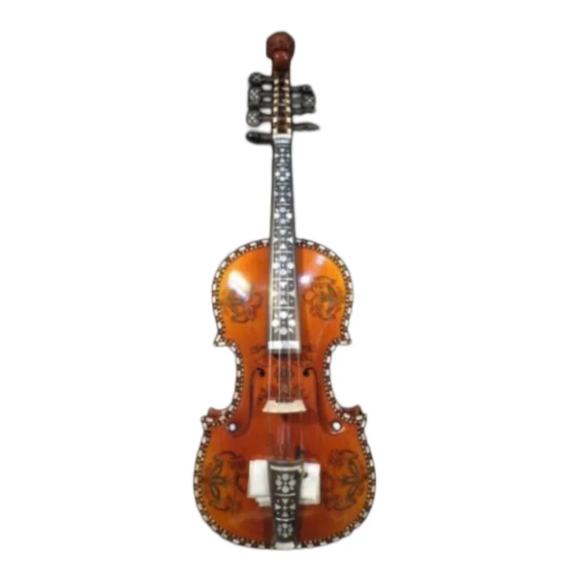 Deluxe fancy Norwegian fiddle 15 1/2