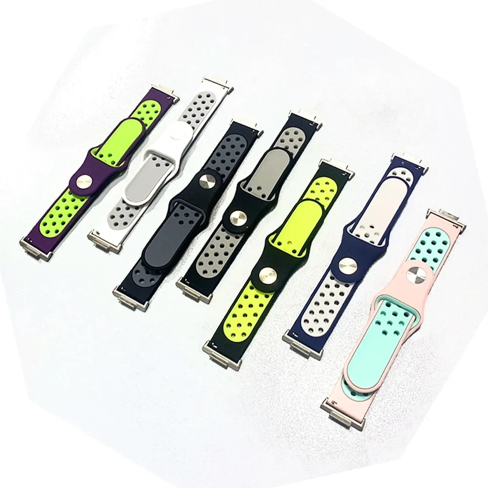 Banda respirável para huawei ajuste 2 cinta relógio inteligente pulseira de silicone esporte correa vitalidade pulseira huawei fit2 novos acessórios