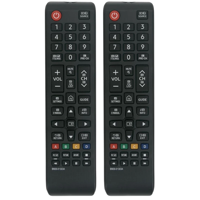 2X BN59-01303A Replaced Remote Control For Samsung UHD TV UE43NU7170 UE40NU7199 UE50NU7095