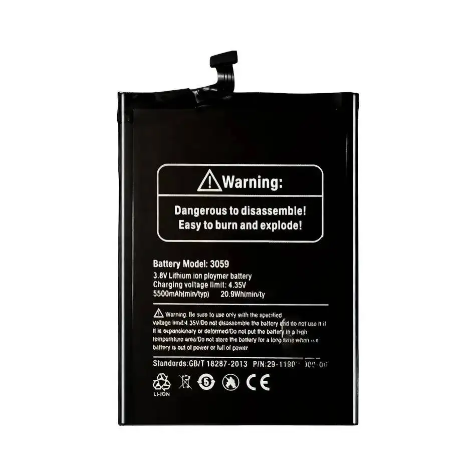 

Для Ulefone Armor X X2 3059 5500 мАч высокоэффективный аккумулятор для мобильного телефона экологически чистый