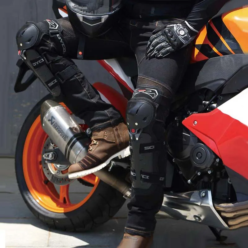 Четырехсезонные мотоциклетные наколенники SCOYCO, ползунки для мотокросса, спортивная защита колена, защита для байкерского оборудования