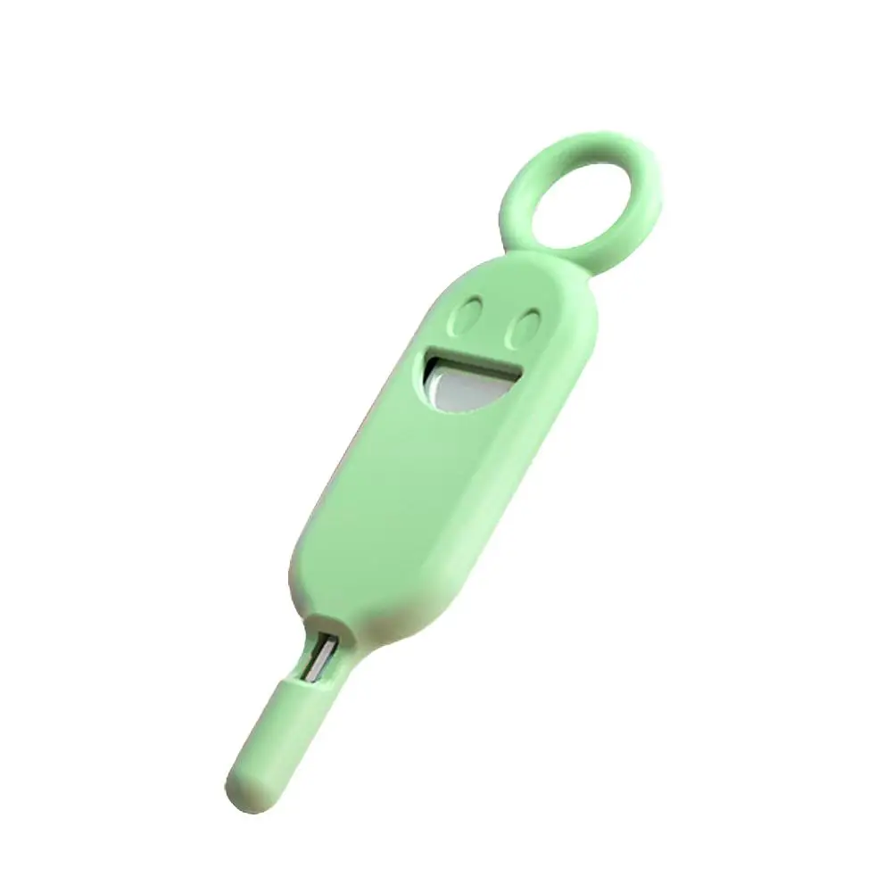 Portable SIM Card Removal Pin Anti-lost Set Smile Pattern Storage SIM Color Solid Tool Needle Phone Case Card TF Ejecter A8Q1