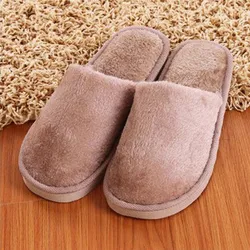Slippers Women Men 2025 Indoor House Push Soft Cute Cotton Slippers Shoes Non-slip Floor Home Slippers Women Slides For Bedroom