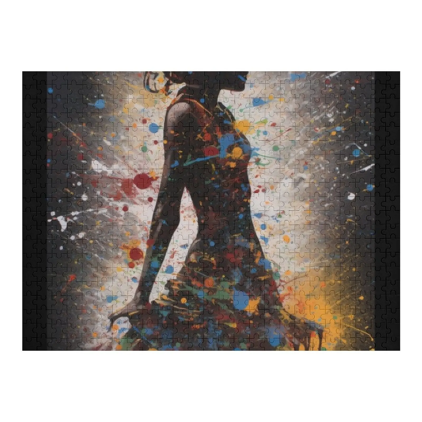 

Афрофутуризм Художественная головоломка Iq Настраиваемый детский подарок Фото на заказ Детская головоломка