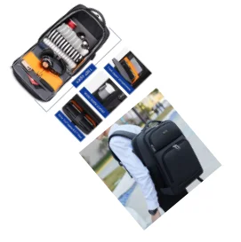 WIERSOON 18Inch Business Backpack Men USB Charging Laptop  Travel Backpack Mochila for Women