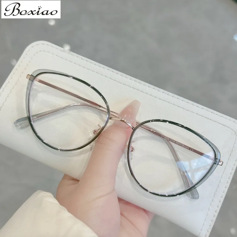 

S11869 New Large-frame Butterfly Frame Fiona Fang Face Students in Class Myopia Frame Teenagers Anti-fatigue