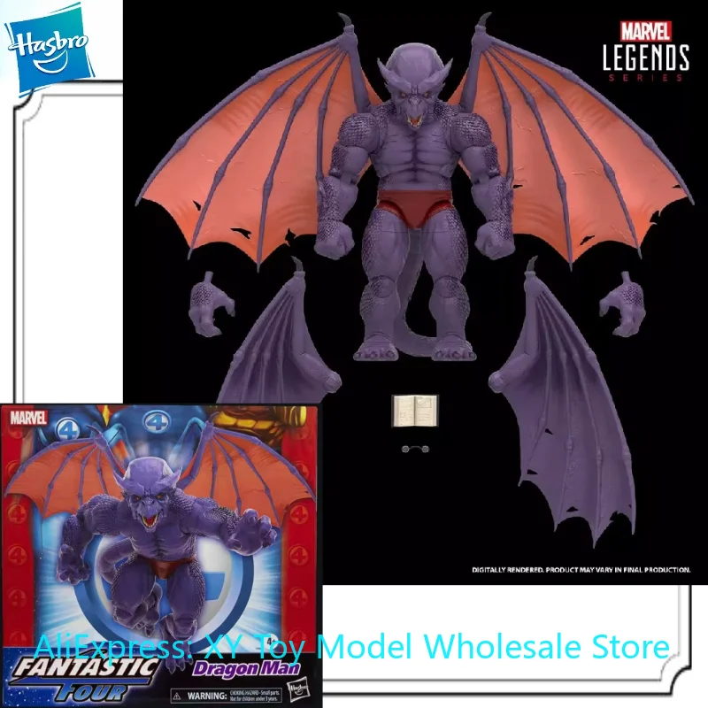 Stock Hasbro Marvellegends Fantastic Four Dragon Man 10-inch Doll Collection