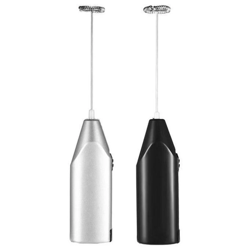 Mini Electric Coffee Blender Handheld Eggbeater Stainless Steel Milk Milker Bubble Drink Stir Bar Creative Kitchen Cooking Tools