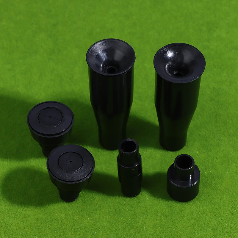 8 قطعة/المجموعة أنابيب بلاستيكية فوهة رئيس متعددة الوظائف بركة مجموعة نافورة الرشاشات تلميح سقي نافورة سوداء دائم العملي #4