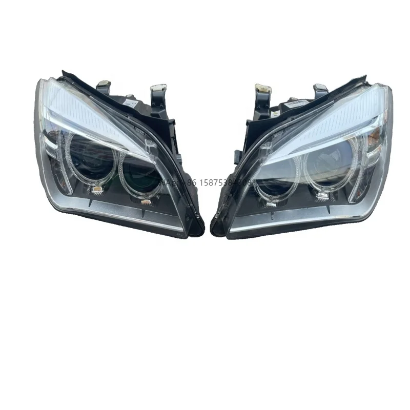 

High Quality Classic X1 Series E84LCI Front Double Hernia Headlights HID Near and Far Light Lamps Assist Steering