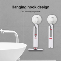 Multifunctional mini squeeze mop, foldable household with sponge, floor cleaning mop, desktop and car window cleaning tools