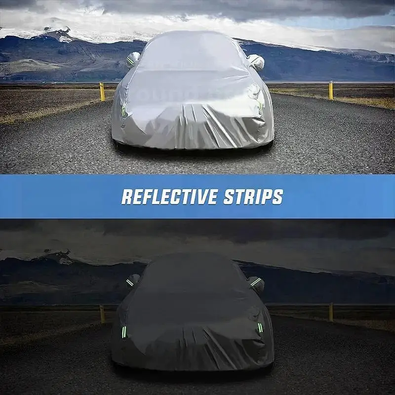 لغطاء الثلج الكامل لرينو كليو 4 2012 2018 مقاوم للماء والغبار حماية خارجية ملحقات خارجية أغطية السيارات #6