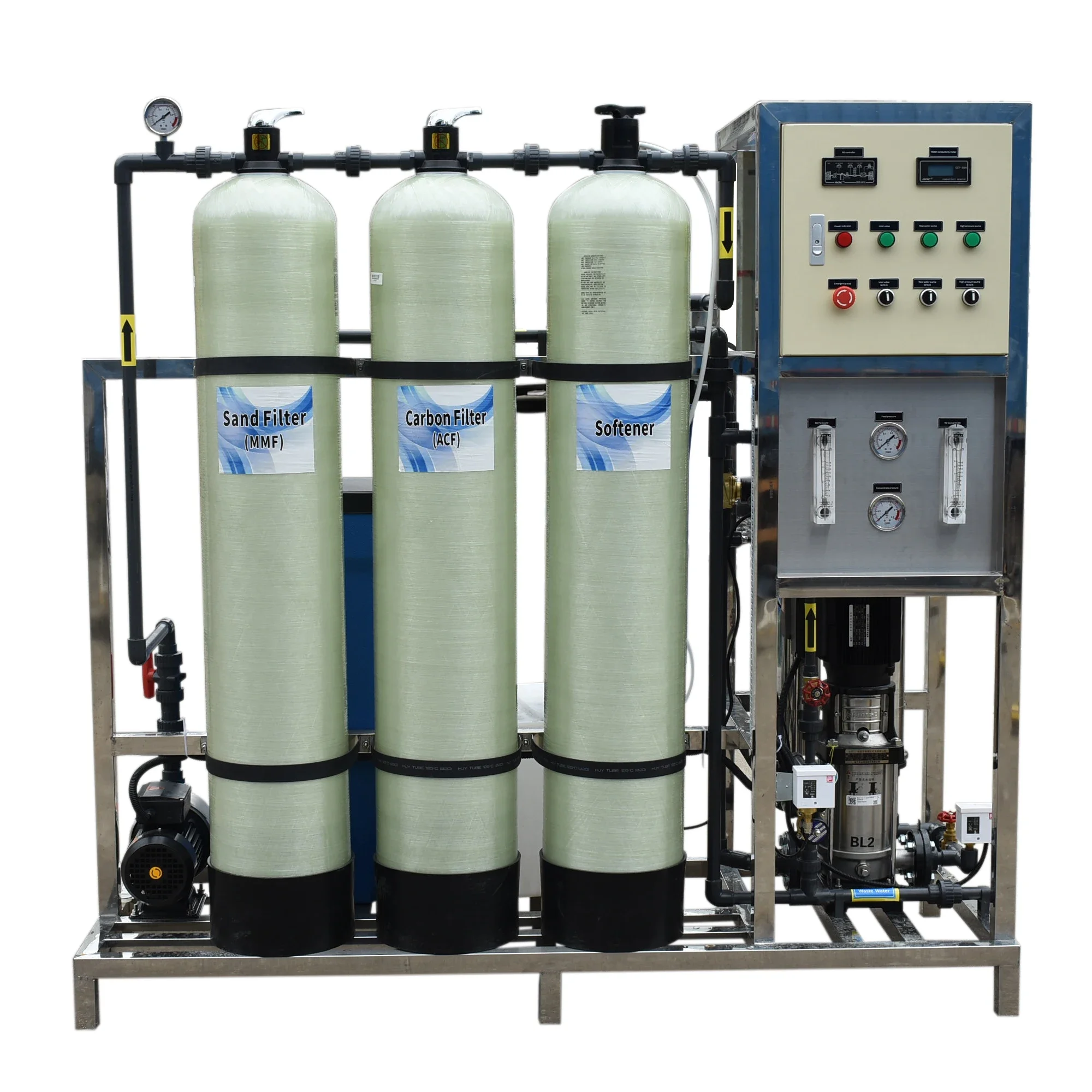 Cheap Underground water finding Industrial Reverse Osmosis Salt Water Treatment Machine for Water refilling station machine