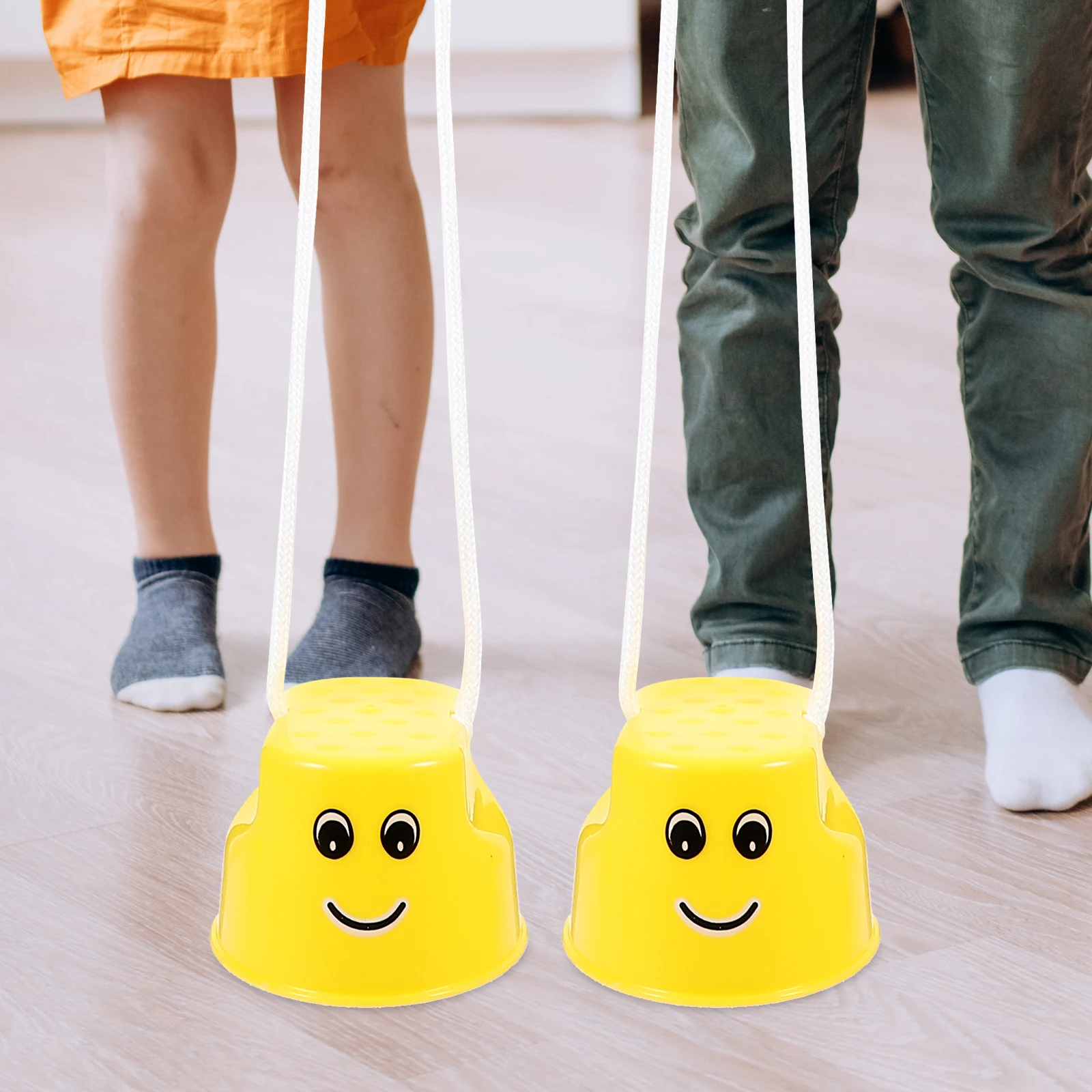 

4pcs Kids Stilts Training Equipment Walking Toys Outdoor Sports Educational Stepper Parent Child