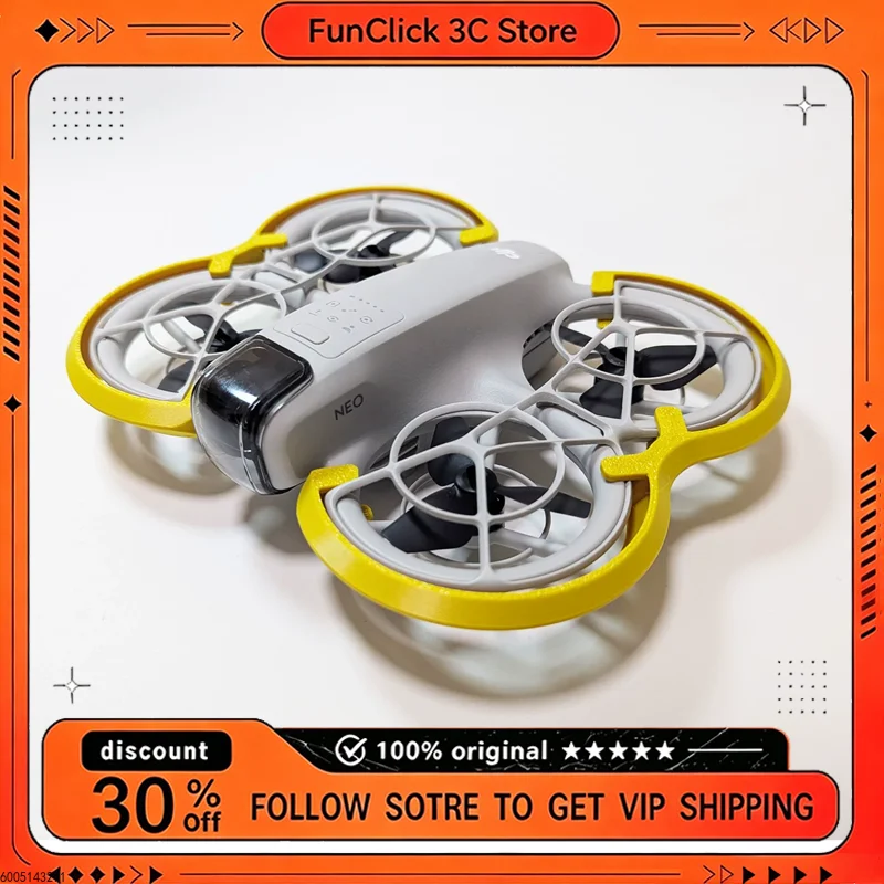 Propeller Guard For DJI Neo Drone Full Coverage Anti Collision Lightweight 16g Plastic Blade Protector Bumper Ring Accessories