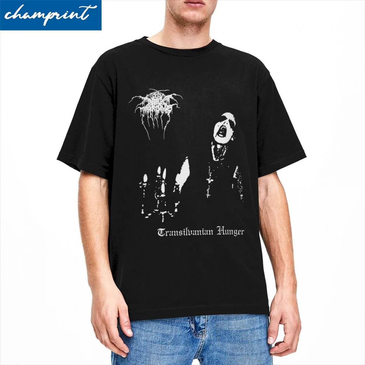 Men Women T-Shirt Darkian Thorns Amazing Cotton Tees Short Sleeve Black Metal Transilvanian Hunger T Shirts Tops Gift Idea