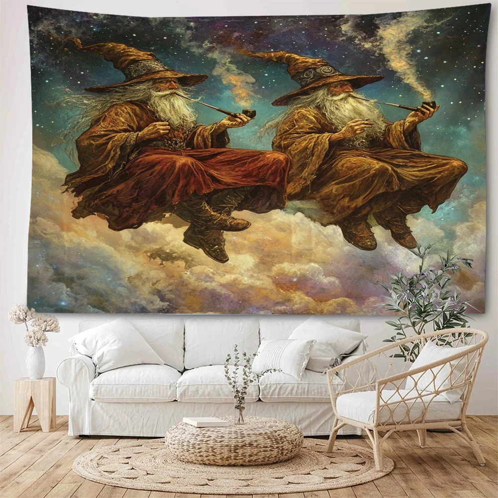 Forest dwarves, elves, wizards, children's rooms, decorative tapestries, old men, dwarves, wizards, elves 3
