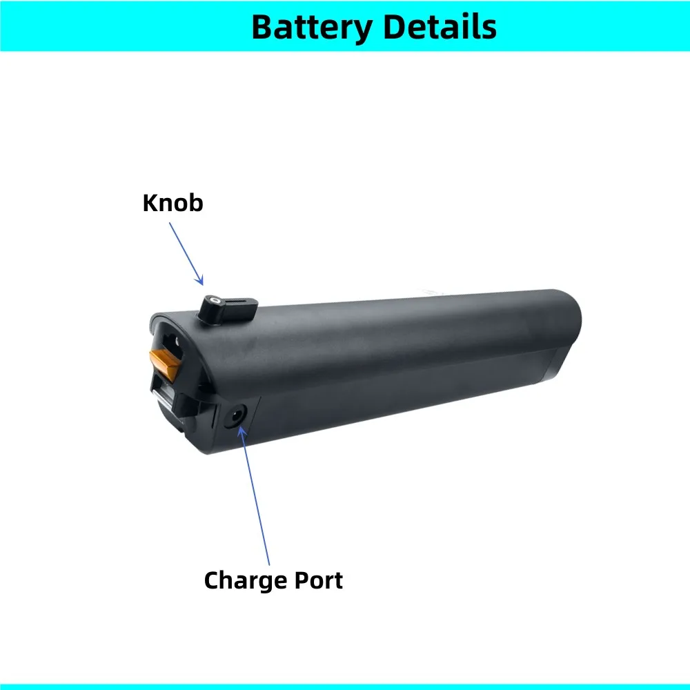 Bike Frame Hidden Ebike Battery 36V 7.8Ah 8.7Ah 9.6Ah 10Ah 10.5Ah for Himo C30 C30R C30S Romet Corss Orkan E-bike Battery