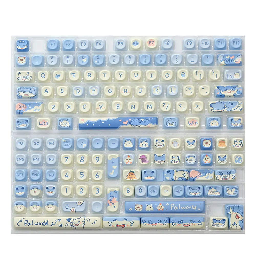

Swivel Mustard MOA Keycap Phantom Palu PBT Full Transparency PC Heat Transparent Sublimation Suspension Innovative Process High