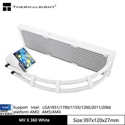 Thermalright MJOLNIR VISION X 360 Chassis water cooling radiator,No fan/3.5-inch magnetic LCD display/Support LGA1851/1700/AM5