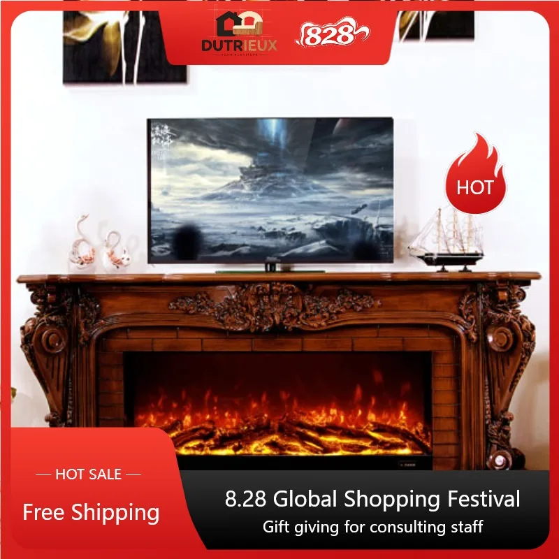 Modren Fireplace Tv Cabinet Simple Decoration Designer Apartments Tv Cabinet Luxury Nordic Mueble Para Televisor Furniture Home