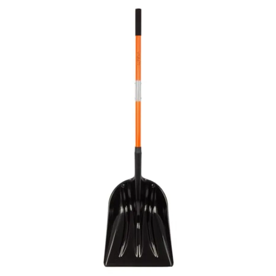 

Snow Shovel for Snow Removal Heavy Duty Snow Shovel for Driveway with Long Fiberglass Handle 56 Inches