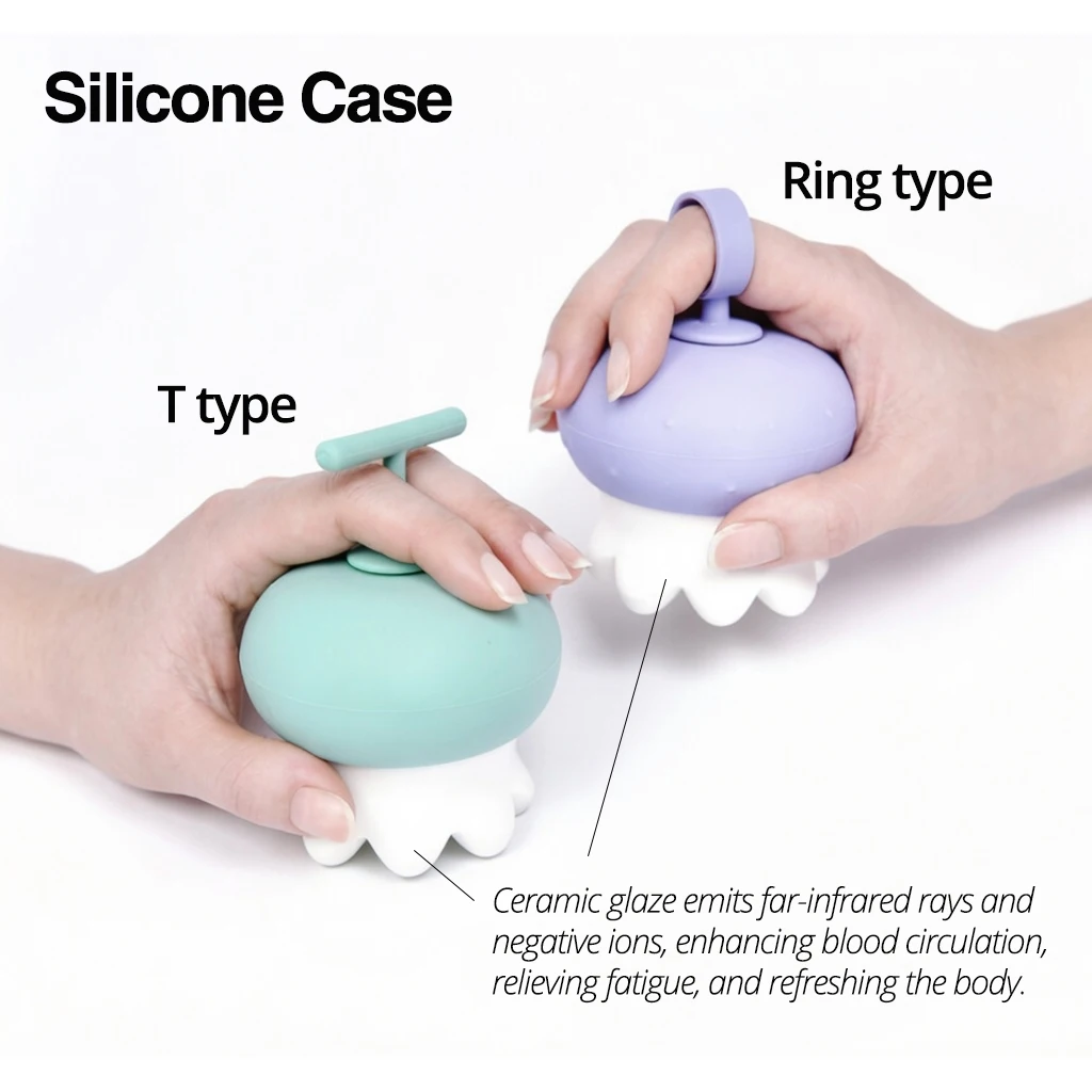 At-Home Head Warming Therapy Ceramic Moxa Jar for Gentle Heat Massage Relieves Stress Headaches&Encourages Deep Rest Easy to Use