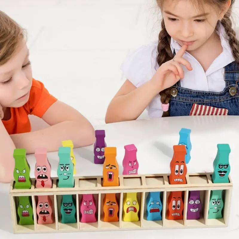 1 Set Logisch Denken Interactief Geheugen Match Games Creatief Fles Denkspel Vroeg Onderwijs Kleurherkenning Speelgoed