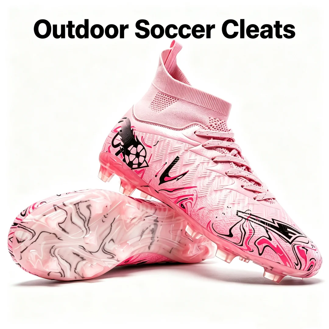 1 Pair Adult TF Studs Football Shoes, for Students, Durable, Non-slip, for Grass Field Training & Football Matches