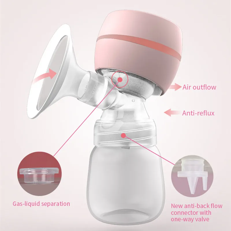 Electric breast pump intelligent all-in-one automatic breast pump breast massager silent breast pump breast milk milking bottle