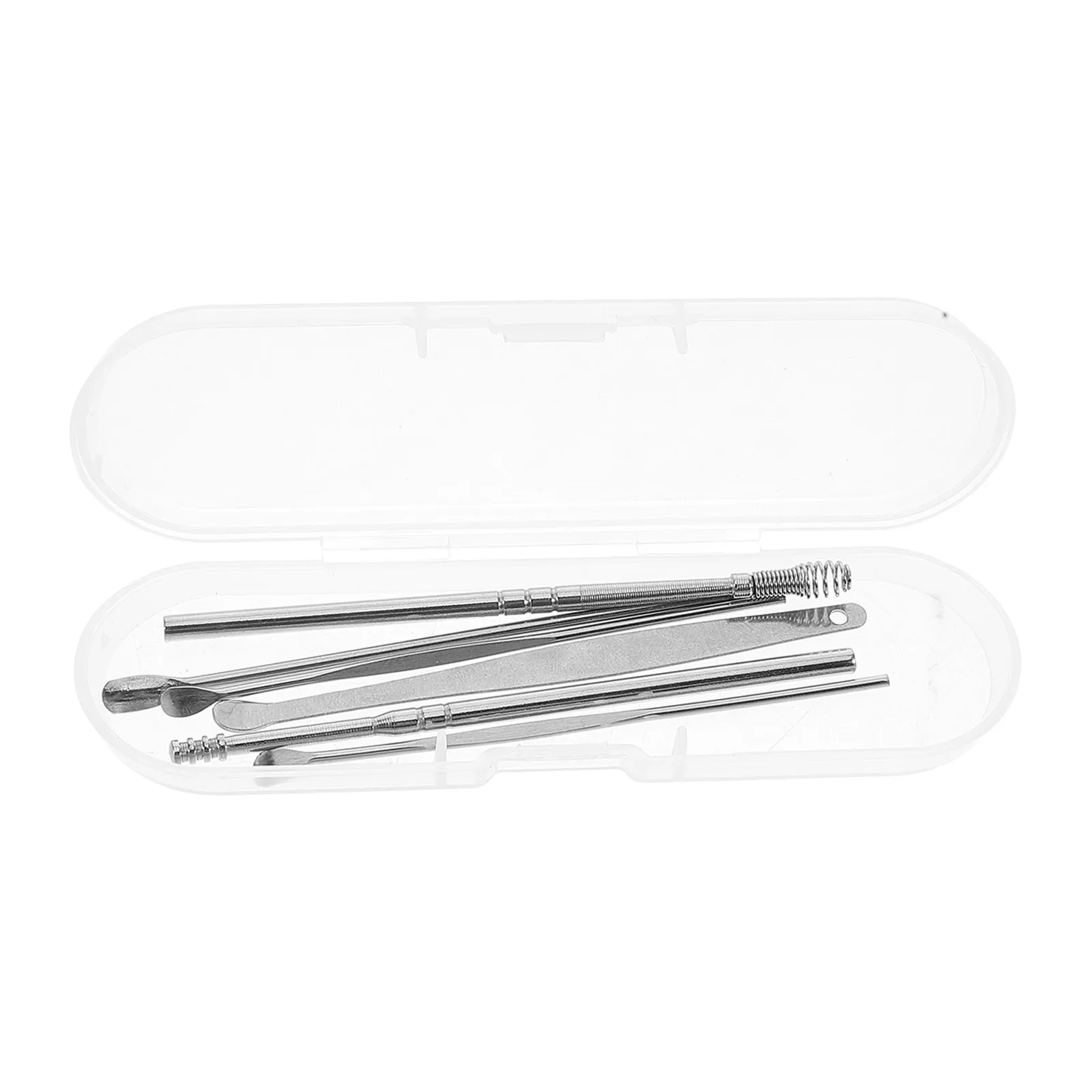 

6pcs Earwax Removal Kit Stainless Steel Spiral Cleaner Set For Safe Deep Cleaning Durable Reusable Care Tools Family-Friendly