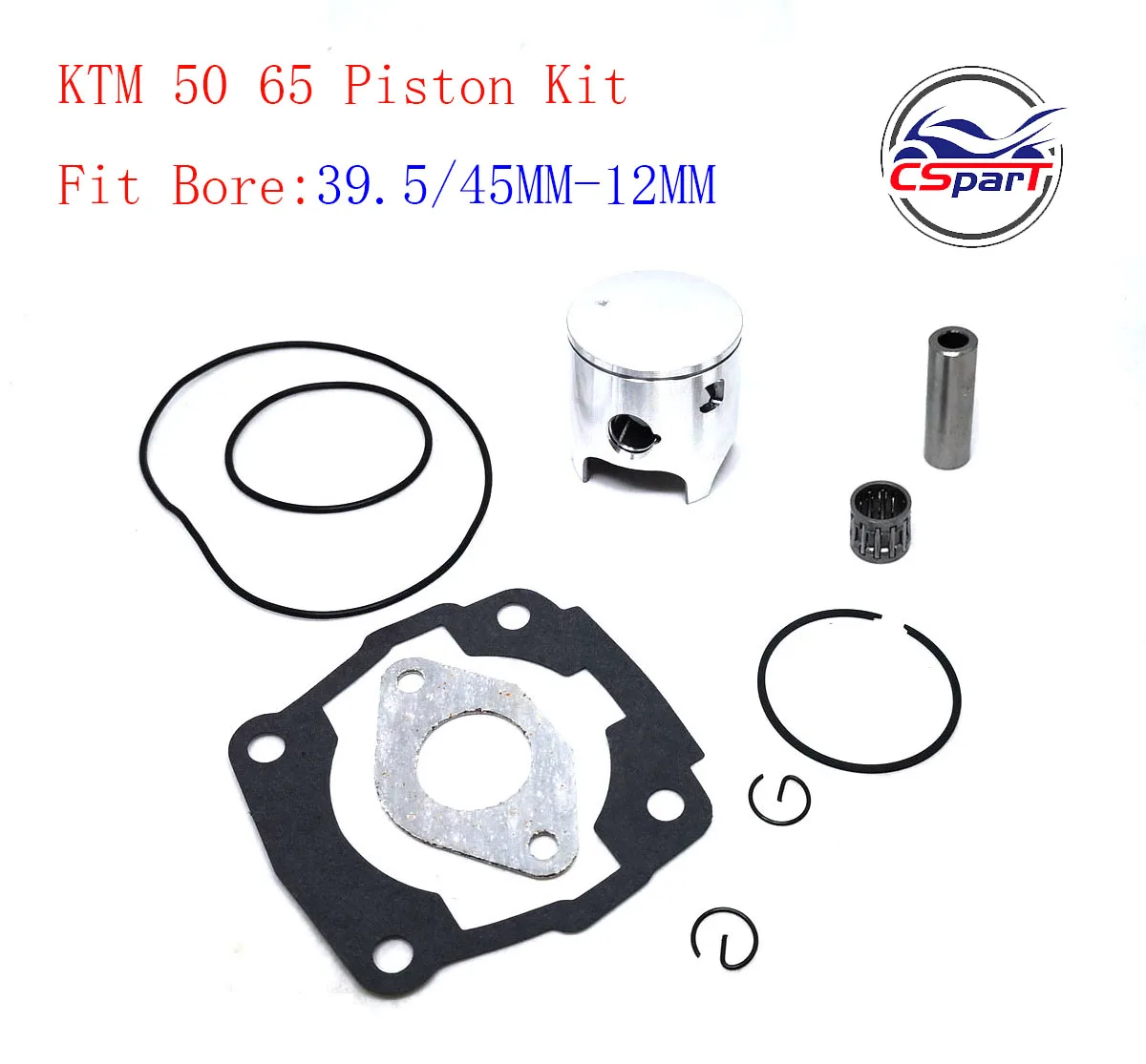SX50 SX65 39.5MM 45MM 12MM Zestaw uszczelek łożyska pierścienia tłokowego do K T M 50 65 50CC 65CC SX JUNIOR 1998-2008