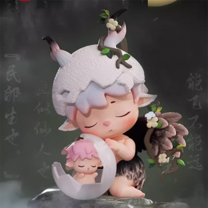 Heyone Mimi Mtyh Mountain and Sea Gods Series Blind Box Toys Doll Cute Anime Action Figure Ornaments Figurines Doll Desktop Home